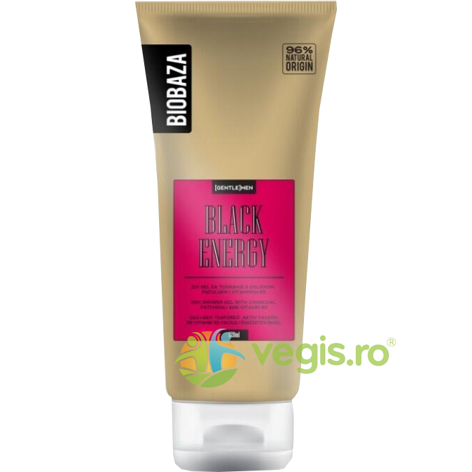 Gel de Dus 2 in 1 pentru Barbati cu Patchouli si Carbune Black Energy 220ml