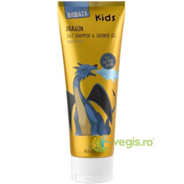 Sampon si Gel de Dus Natural pentru Copii cu Aloe Vera si Extract de Ceai Verde 250ml