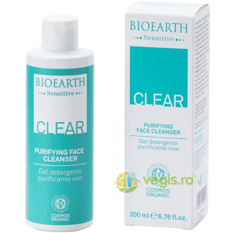 Gel de Curatare Purificator pentru Ten Mixt, Gras, cu Acnee 200ml