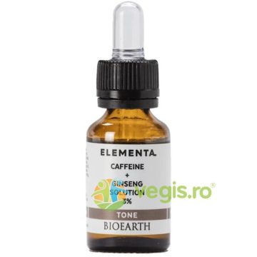 Ser cu Cafeina si Ginseng 3% Beauty Booster Elementa 15ml