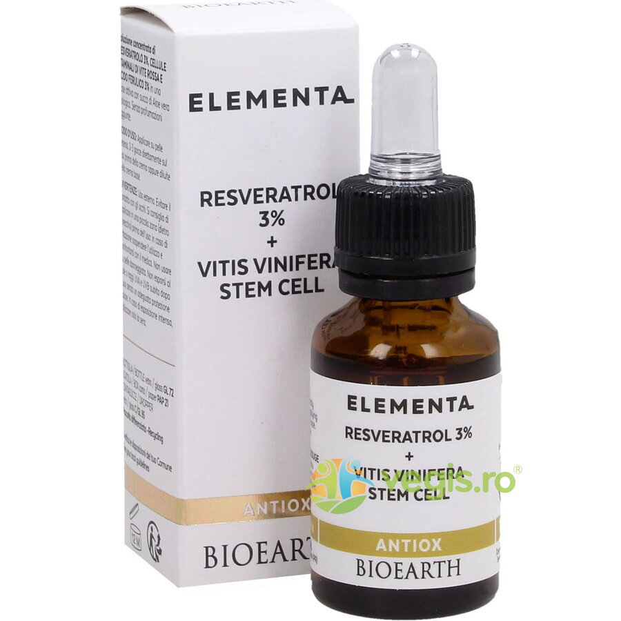 Ser cu Resveratrol 3%, Celule Stem si Acid Ferulic Elementa 15ml