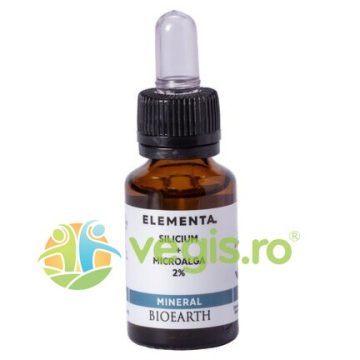 Ser cu Siliciu si Microalge 2% Beauty Booster Elementa 15ml