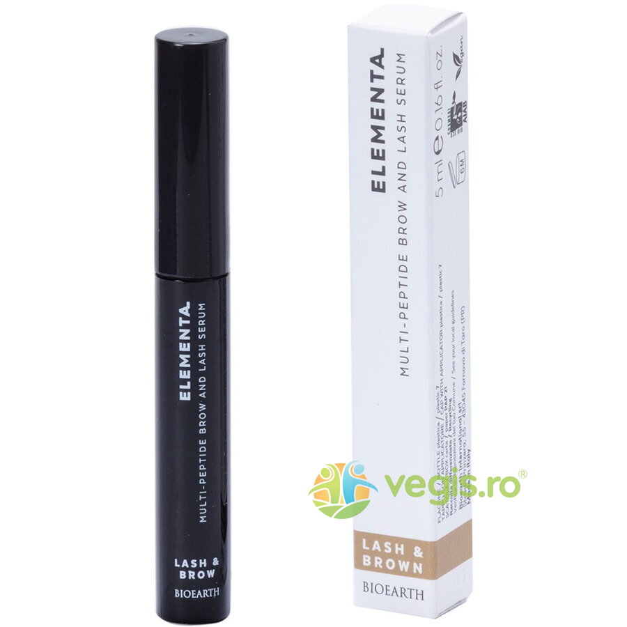 Ser pentru Gene si Sprancene cu Peptide Elementa 5ml