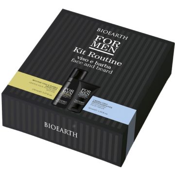 Set pentru Barbati Crema de Fata 50ml + Spuma de Ras si de Curatare Ten si Barba 150ml