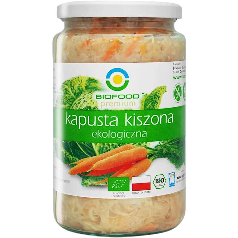 Varza Lactofermentata cu Morcovi Ecologica/Bio 700g