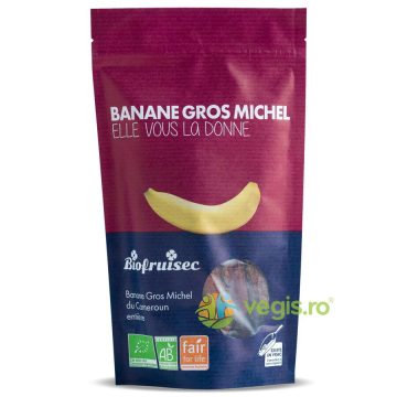 Banane Intregi Selectie Gros Michel din Camerun Ecologice/Bio 100g