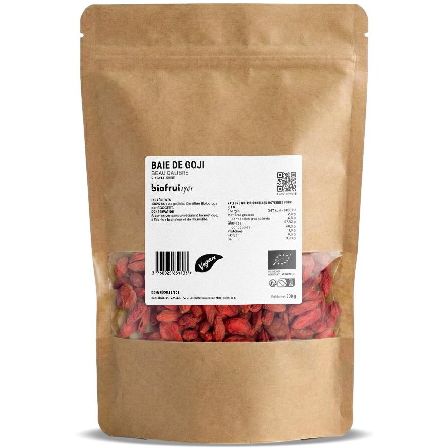 Goji din Platoul Tibetan Qinghai Ecologic/Bio 500g