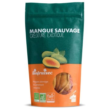 Mango Salbatic Jumatati Selectie din Camerun fara Zahar Adaugat Ecologic/Bio 100g