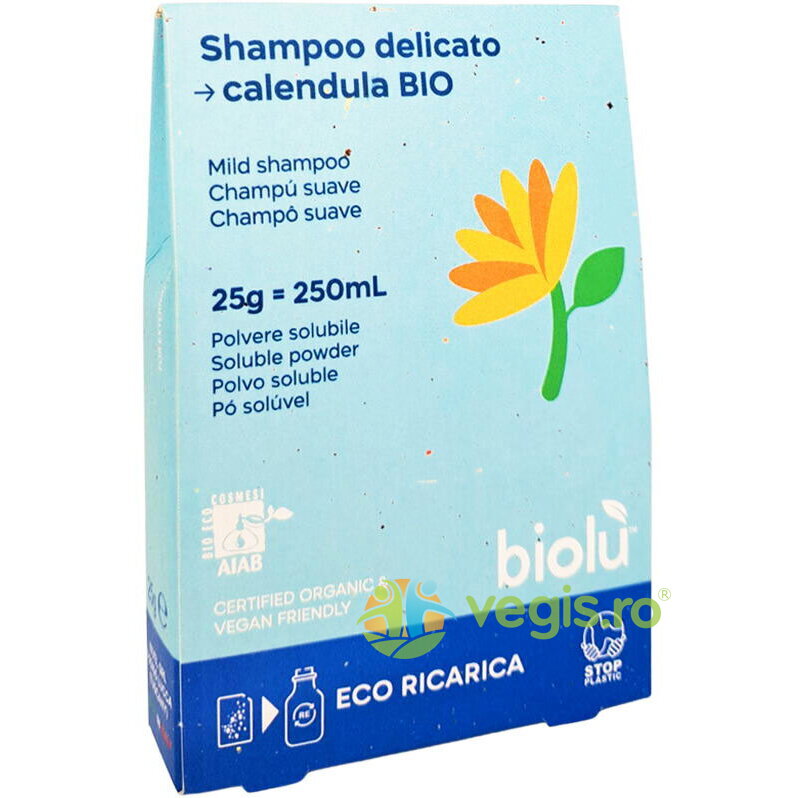 Sampon cu Galbenele Eco-Refill Ecologic/Bio 25g