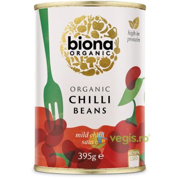 Fasole Rosie in Sos Chilli Ecologica/Bio 395g