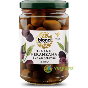 Masline Negre Peranzana in Saramura Ecologice/Bio 280g