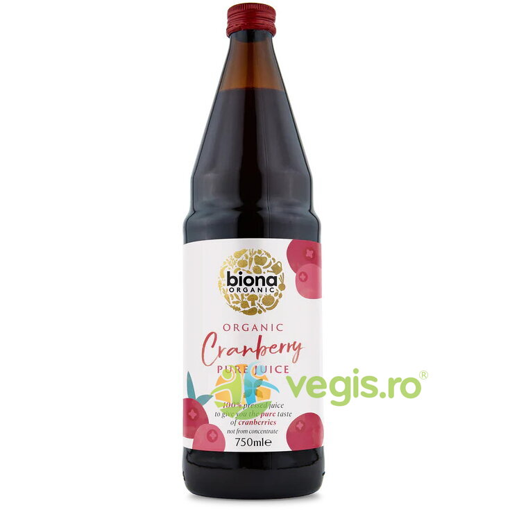 Suc de Merisoare Pur Ecologic/Bio 750ml