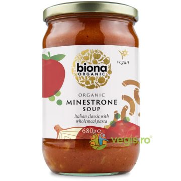Supa Minestrone cu Legume si Paste Ecologica/Bio 680g