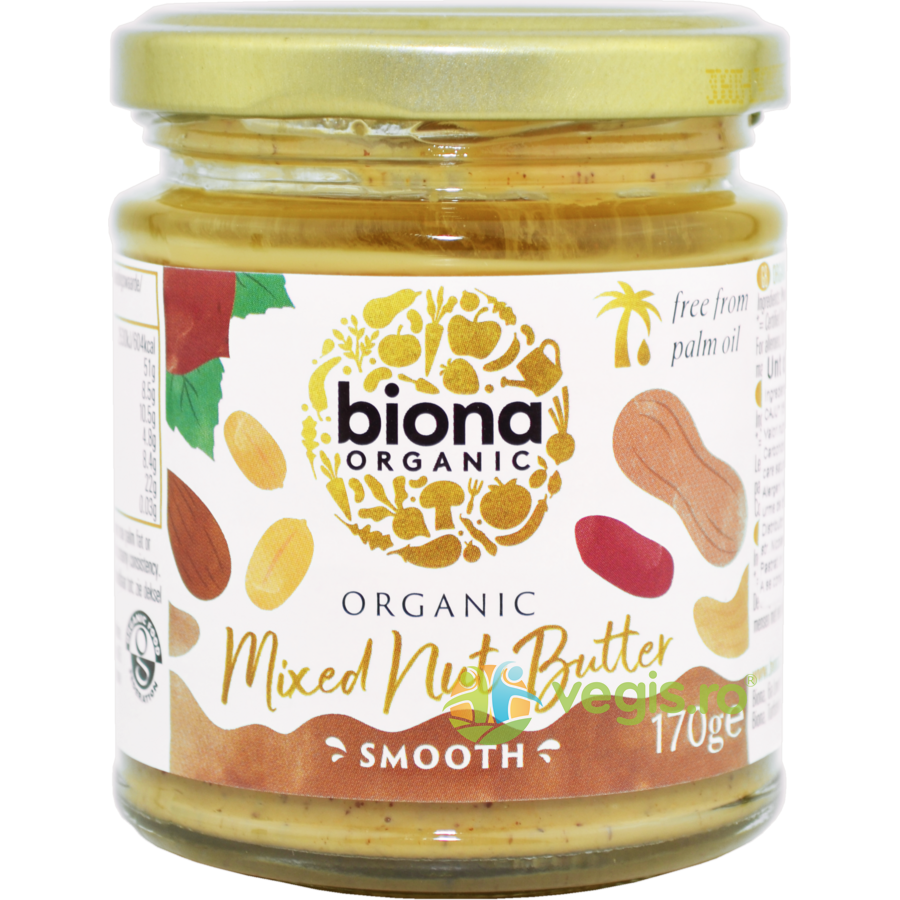 Unt din Mix de Nuci Ecologic/Bio 170g
