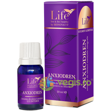 Anxiodren - Amestec de Uleiuri Esentiale pentru Uz Intern 10ml