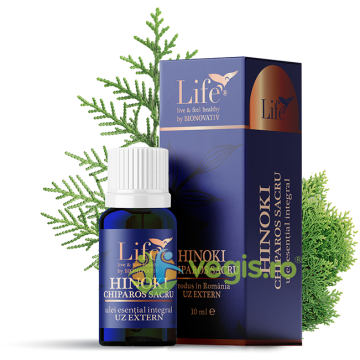 Hinoki (Chiparos Sacru) Ulei Esential pentru Uz Extern 10ml