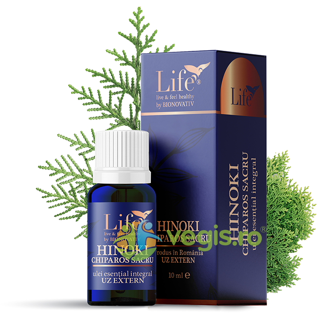 Hinoki (Chiparos Sacru) Ulei Esential pentru Uz Extern 10ml