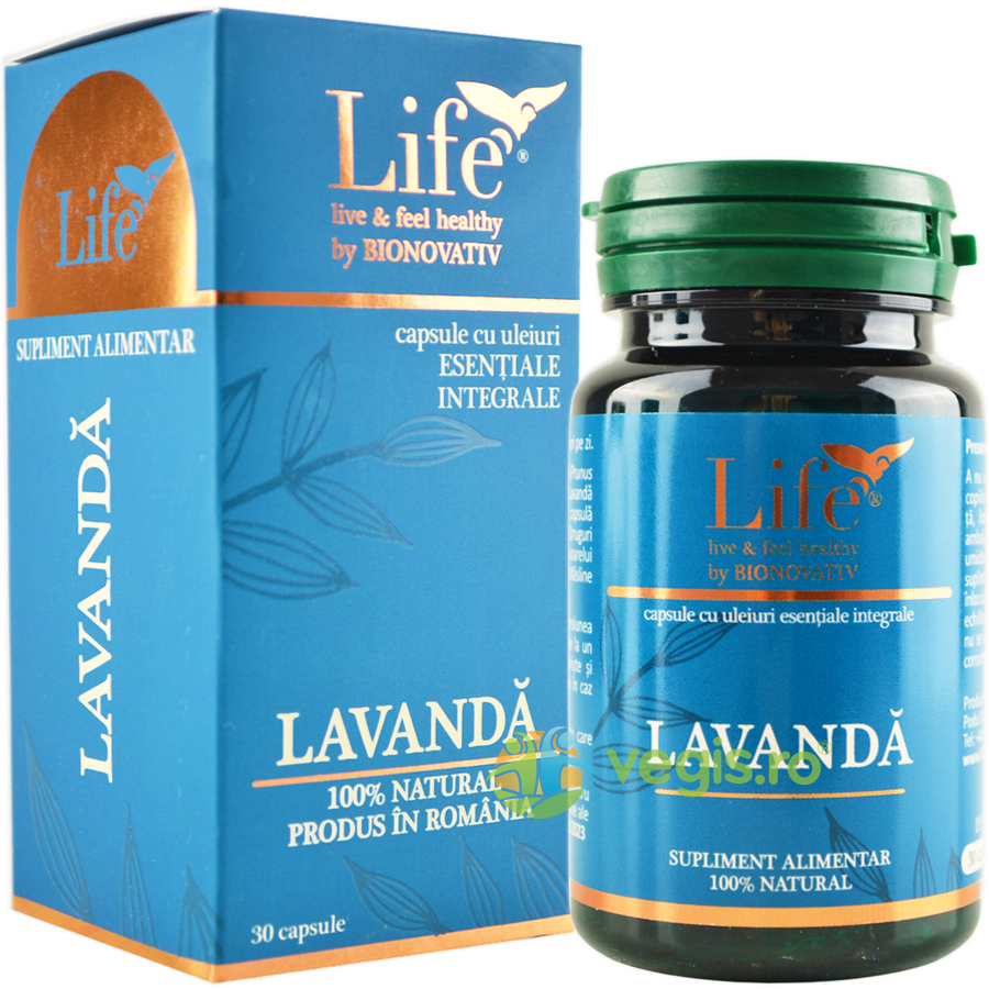 Lavanda (Capsule cu Uleiuri Esentiale) 30cps