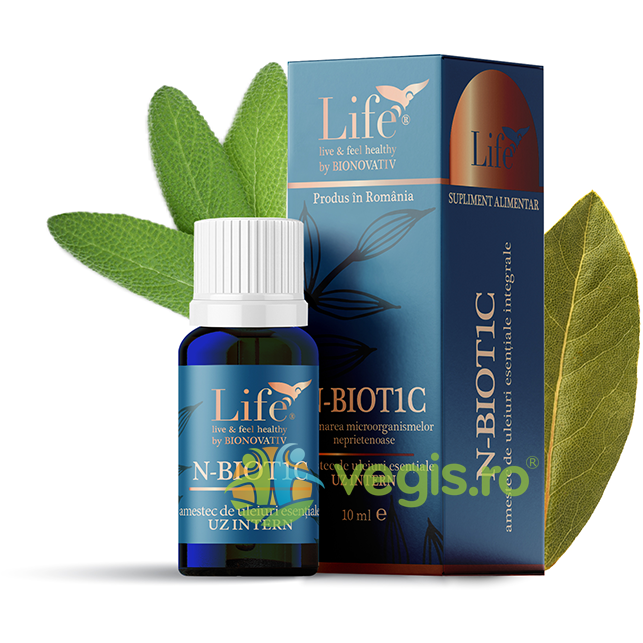 N-BIOT1C - Amestec de Uleiuri Esentiale pentru Uz Intern 10ml