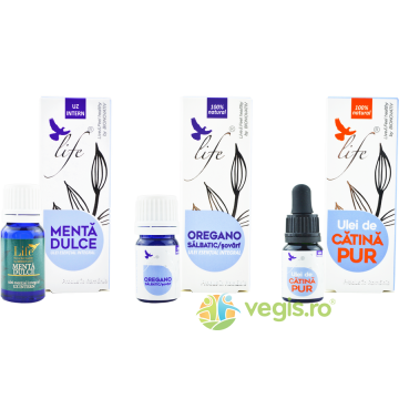 Dermatita Seboreica - Tratament uleiuri esentiale: Menta Dulce + Oregano + Ulei Pur de Catina