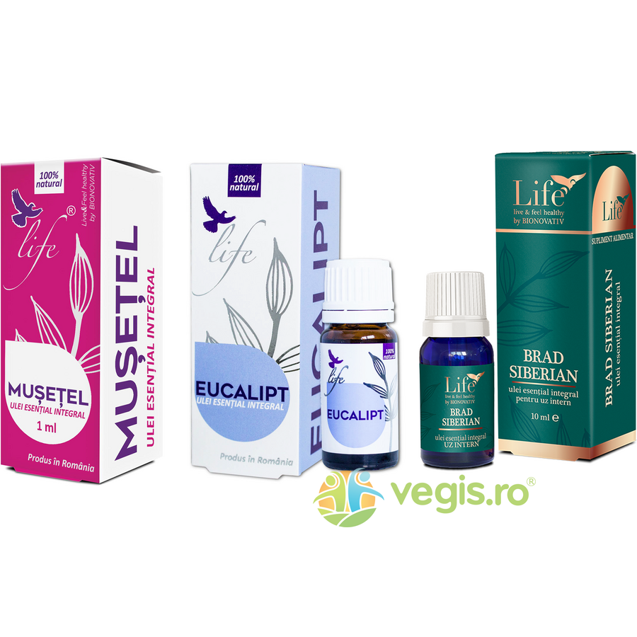 Raceala - Remediu uleiuri esentiale: Musetel + Eucalipt + Brad Siberian