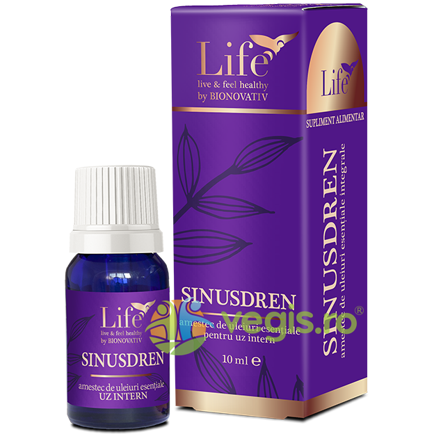 Sinusdren - Amestec de Uleiuri Esentiale pentru Uz Intern 10ml