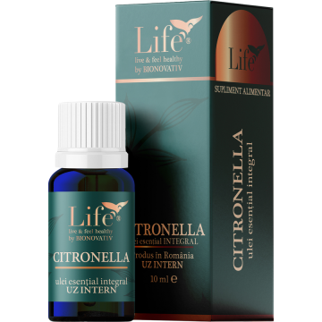 Ulei Esential Integral de Citronella pentru Uz Intern 10ml