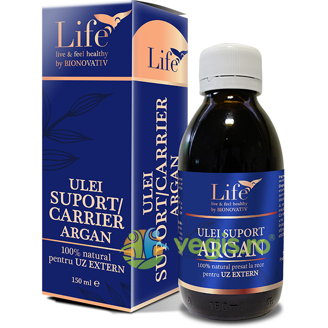 Ulei Suport Argan Presat la Rece pentru Uz Extern 150ml