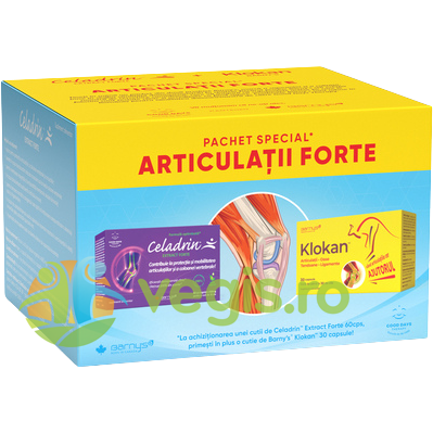 Pachet Celadrin Extract Forte 60cps + Klokan 30cps