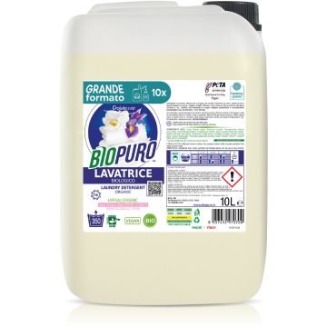 Detergent pentru Rufe Albe si Colorate cu Iris si Orhidee Hipoalergen Eco 10L