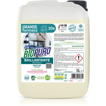 Solutie de Clatire Hipoalergena Eco pentru Masina de Spalat Vase 5L