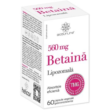 Betaina Lipozomala 560mg 60cps