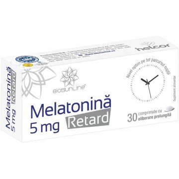 Melatonina Retard 5mg 30cpr cu eliberare prelungita