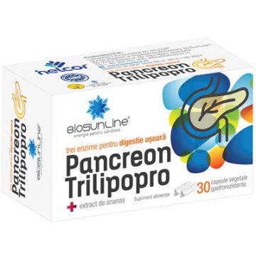 Pancreon Trilipopro 30cps gastrorezistente