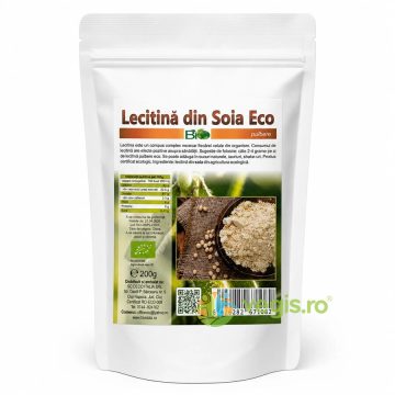 Lecitina de Soia Pulbere Ecologica/Bio 200g