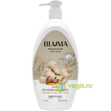 Gel de Dus Cremos cu Parfum de Ghimbir si Unt de Shea 1.2L