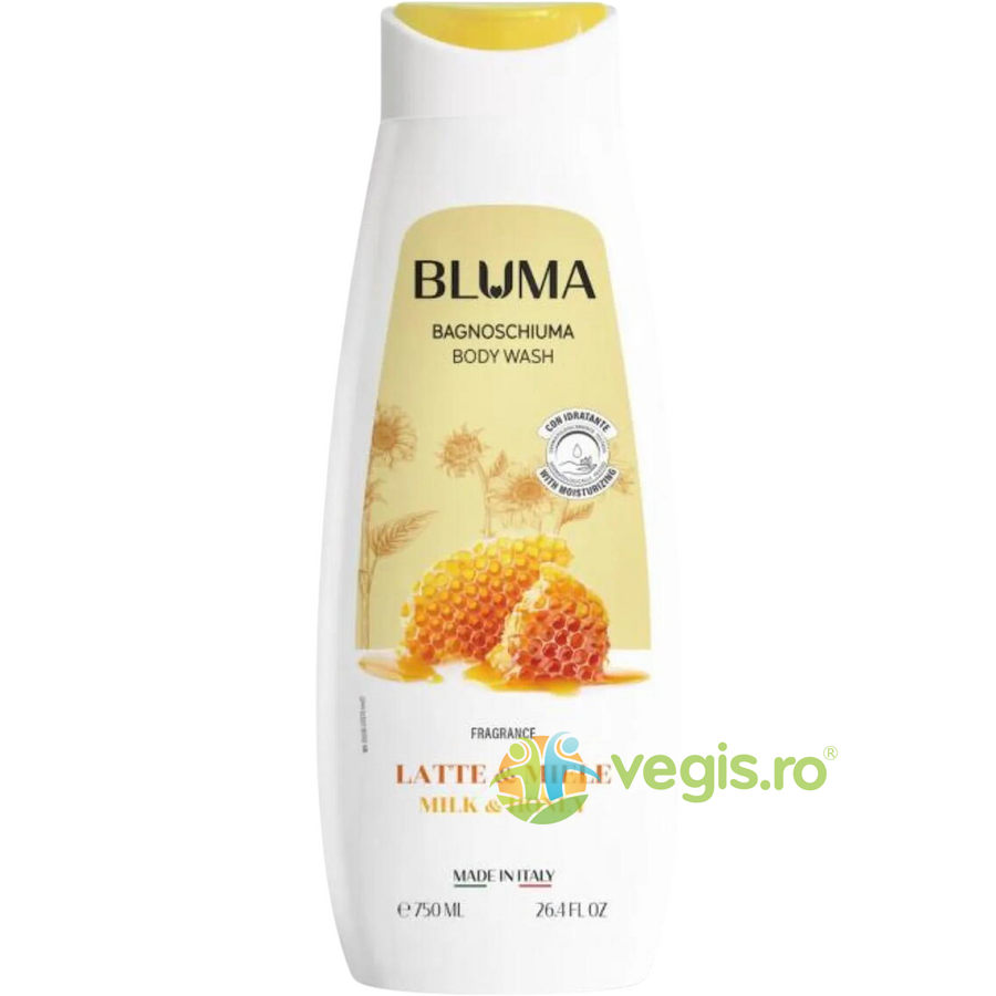 Gel de Dus Cremos cu Parfum de Lapte si Miere 750ml
