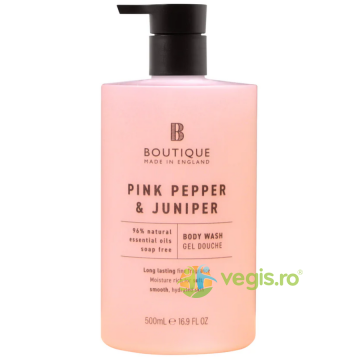 Gel de Dus cu Parfum de Piper Roz si Ienupar 500ml