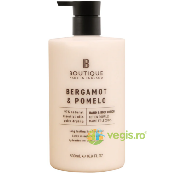 Lotiune pentru Corp si Maini cu Parfum de Bergamota si Pomelo 500ml