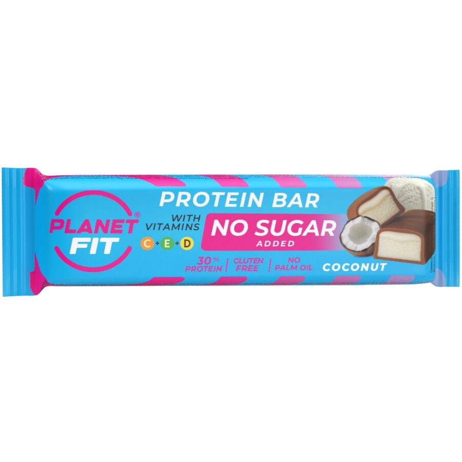 Baton Proteic cu Vitamine fara Zahar Adaugat Coconut 40g