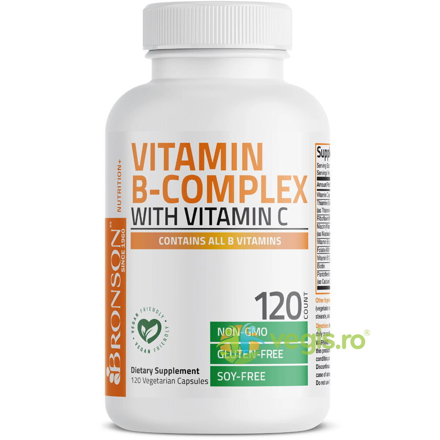 B Complex cu Vitamina C 120cps