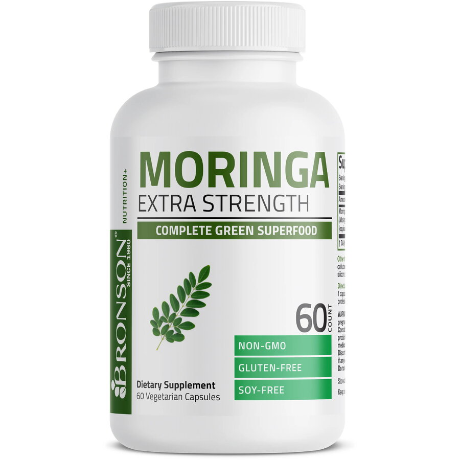 Extract din Frunze de Moringa Oleifera 5000mg 60cps
