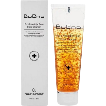 Gel de Curatare Subacidic pentru Controlul Sebumului cu Petale de Trandafir Pure Moonlight Rose Floral Cleanser 80ml