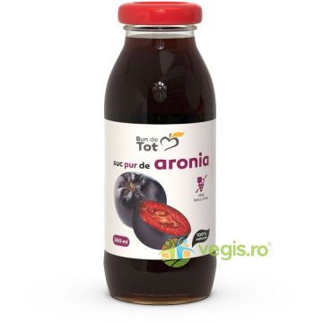 Suc Pur de Aronia fara Zahar Adaugat 300ml