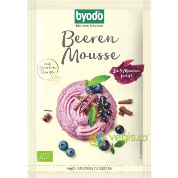 Mix pentru Mousse cu Fructe de Padure Fara Gluten Ecologic/Bio 36g