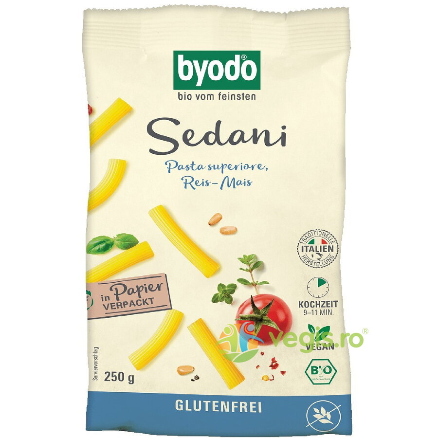 Paste Sedani din Porumb si Orez fara Gluten Ecologice/Bio 250g