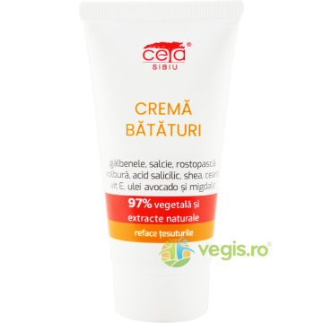 Crema pentru Bataturi cu Galbenele si Vitamina E 97% Vegetala 50ml