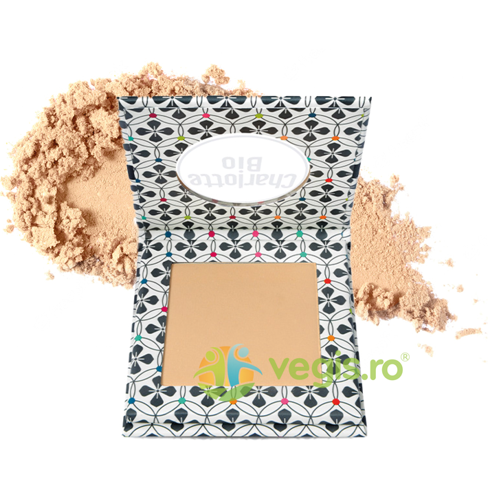 Pudra Compacta pentru Ten cu Ulei de Jojoba, Unt de Shea si Ulei de Avocado 7g