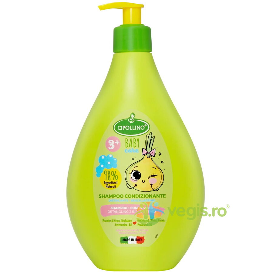 Sampon si Balsam 2 in 1 pentru Descurcarea Parului la Copii 3+ Ani 400ml