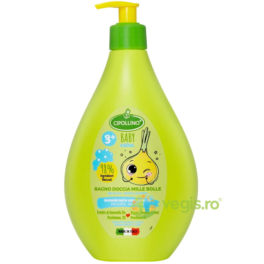 Spuma de Baie Delicata fara Lacrimi pentru Copii 3+ Ani 1000 Bubbles 400ml